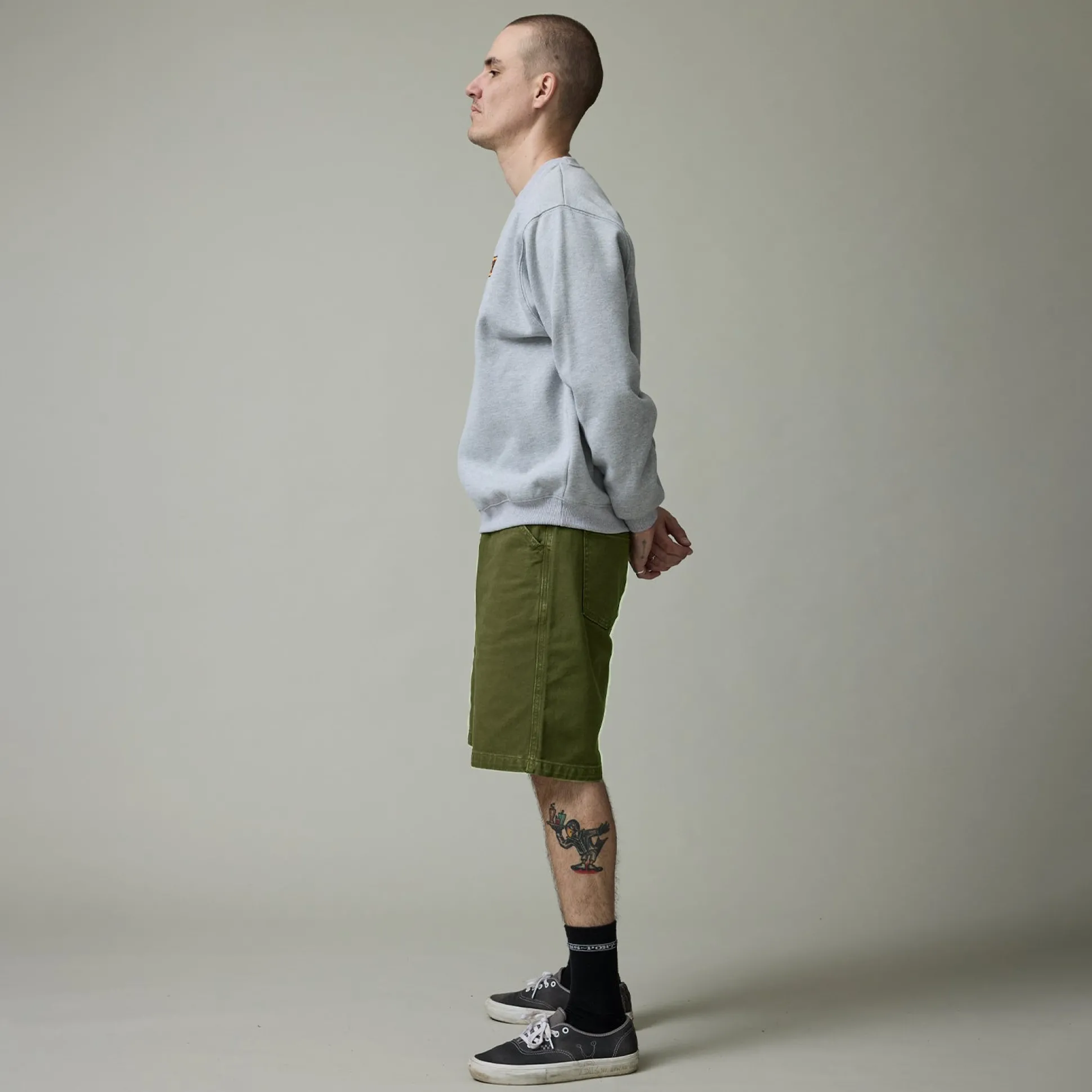 Pass~Port Workers Club Jean Short - Olive