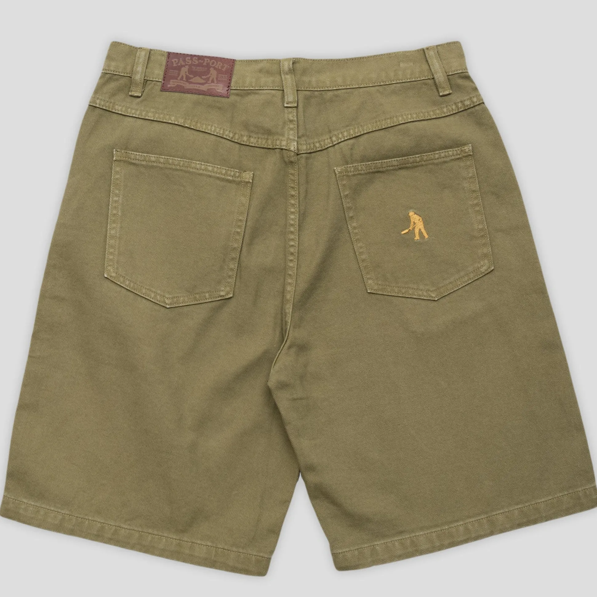 Pass~Port Workers Club Jean Short - Olive