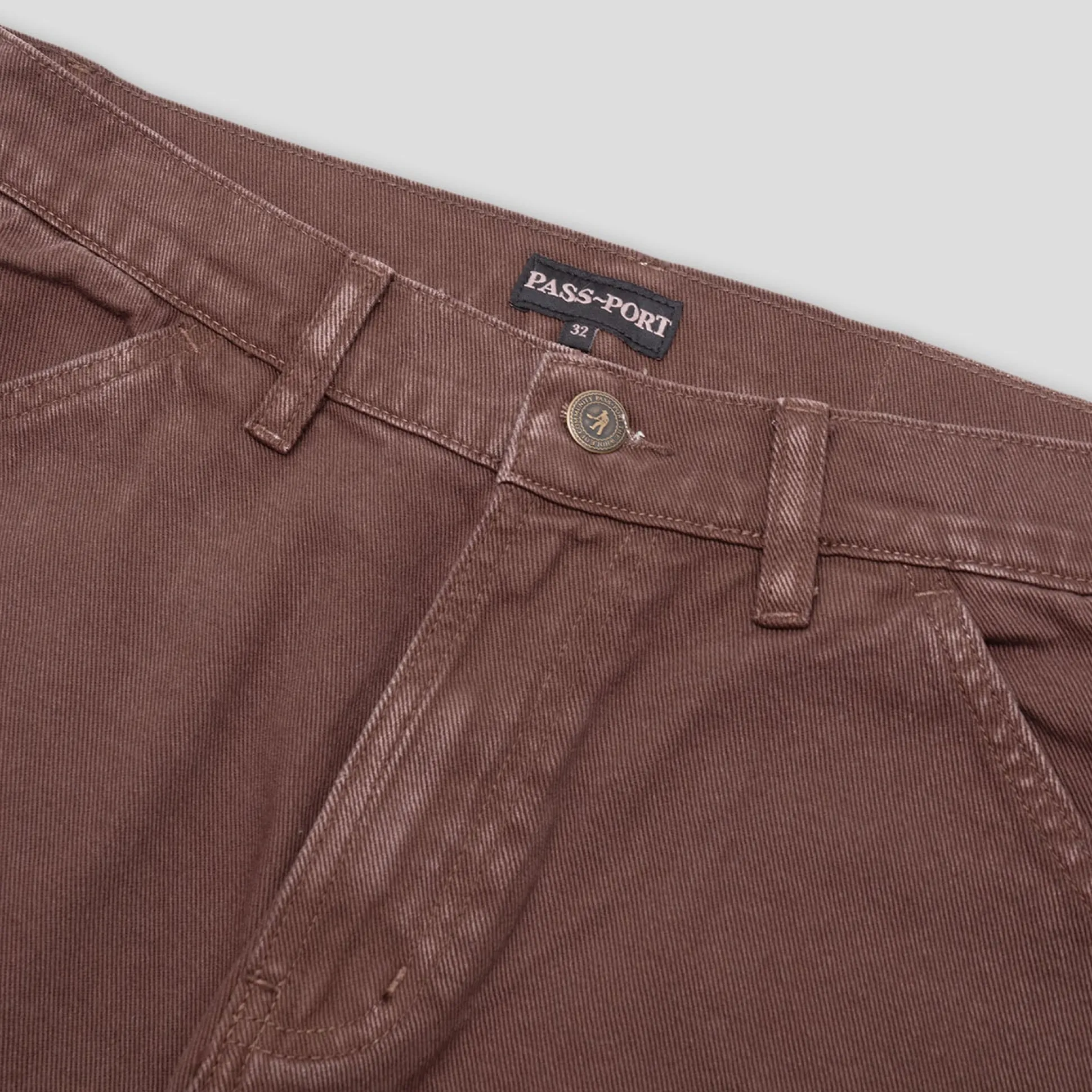 Pass~Port Workers Club Jean Pant - Bottle Brown