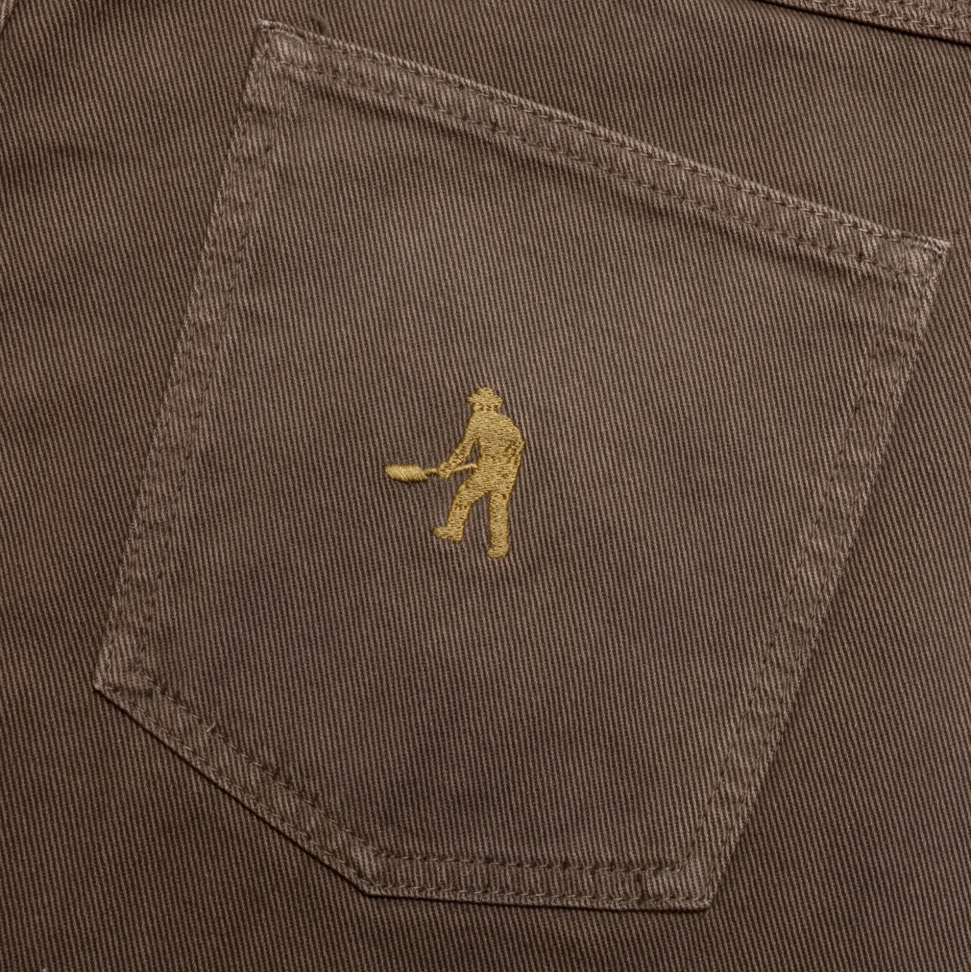 Pass~Port Workers Club Short - Washed Brown