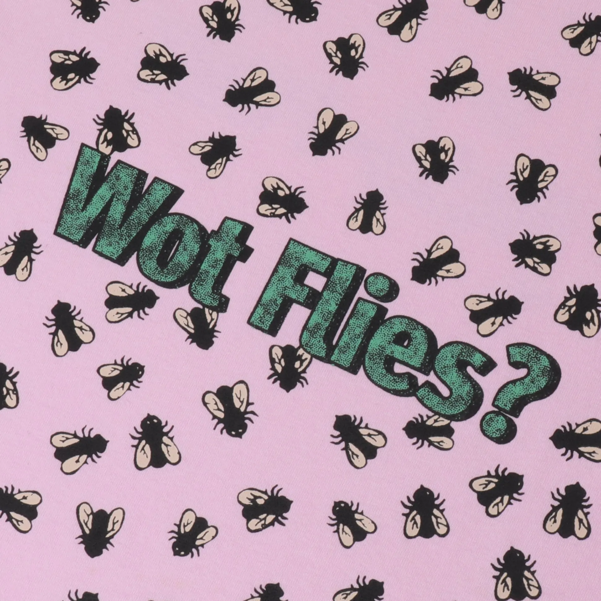 Pass~Port Wot Flies Tee - Light Pink