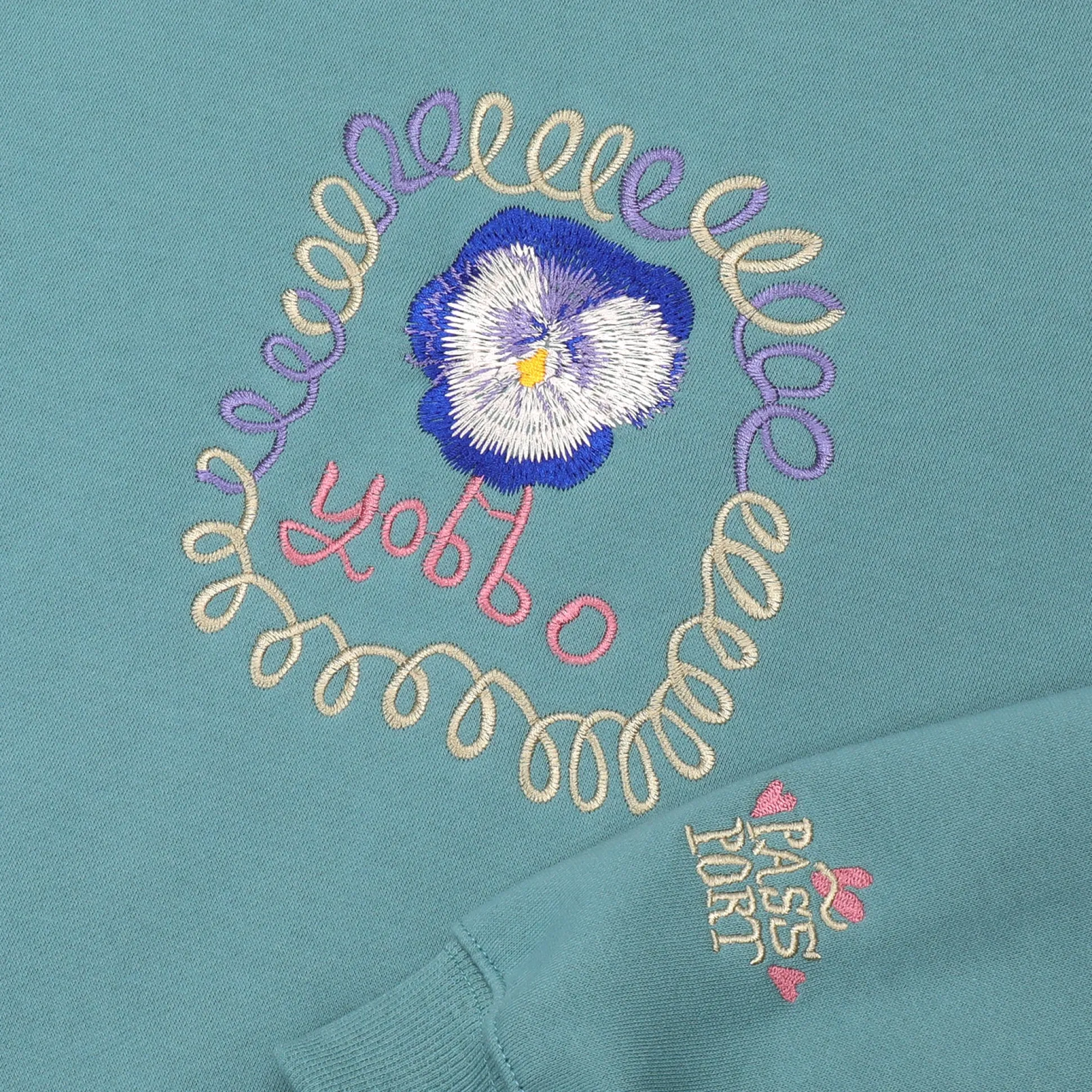 Pass~Port Yobbo Sweater - Washed Out Teal