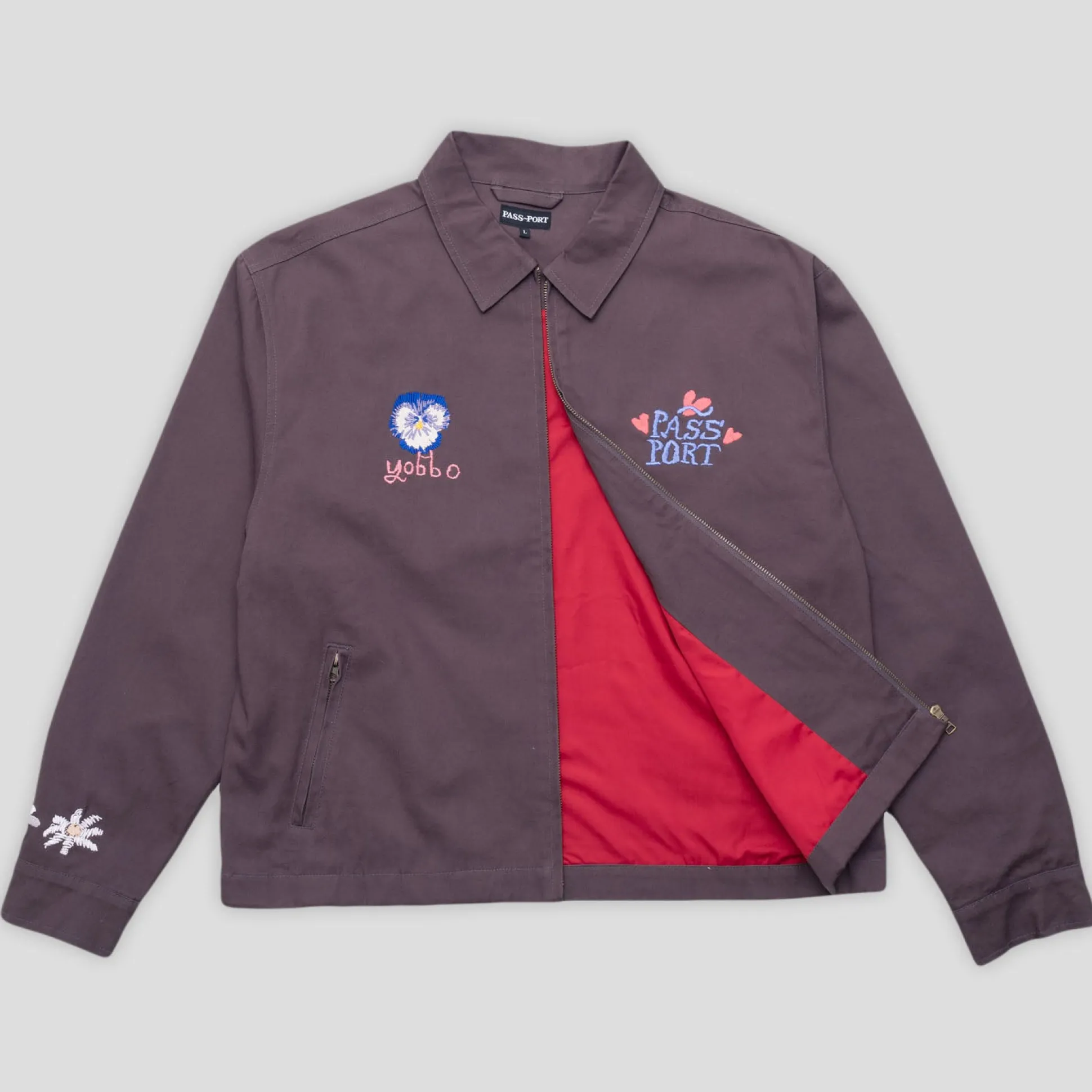 Pass~Port Yobbo Workers Jacket - Eggplant