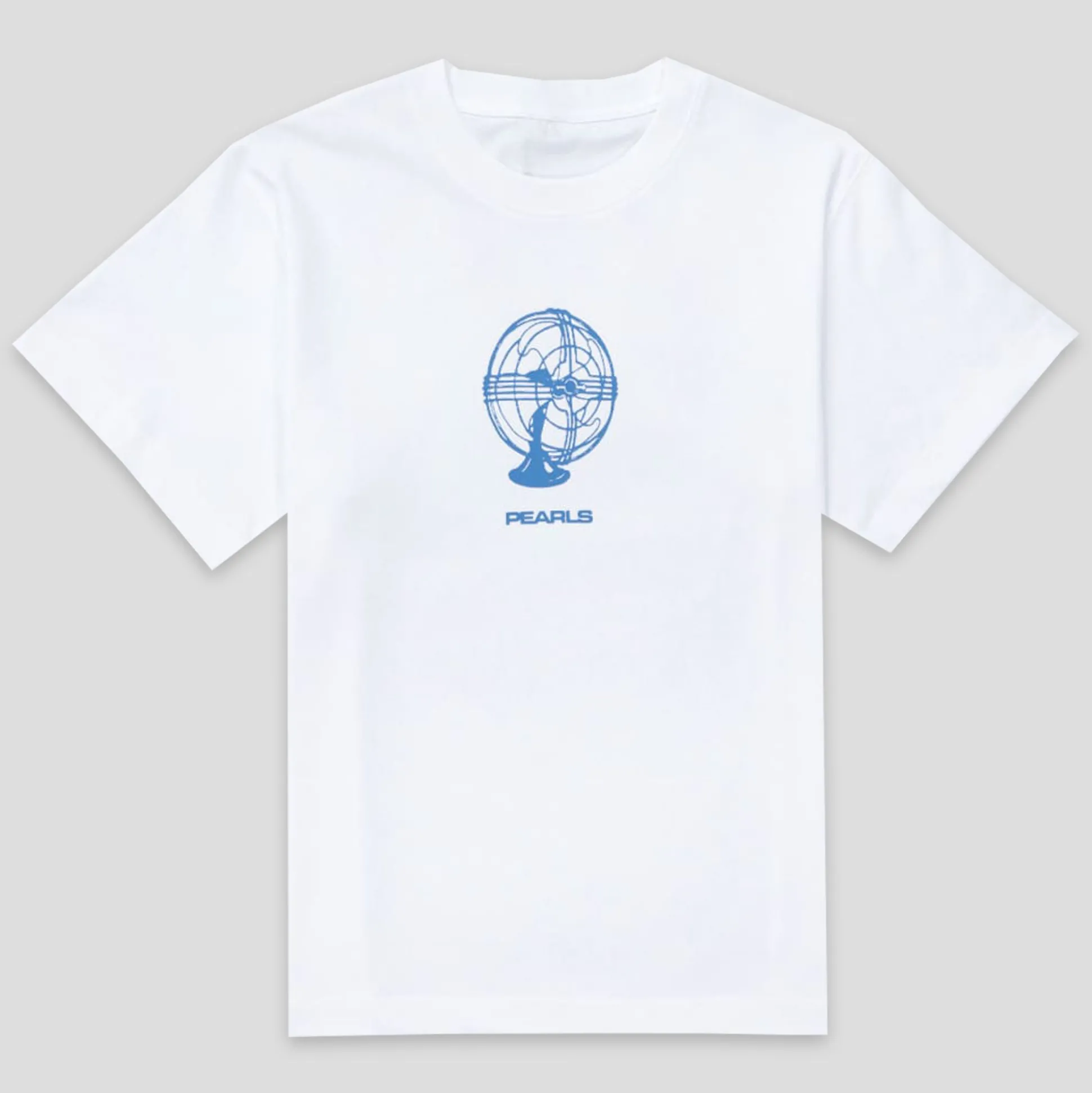 Pearls Skateboards Fan Tee - White