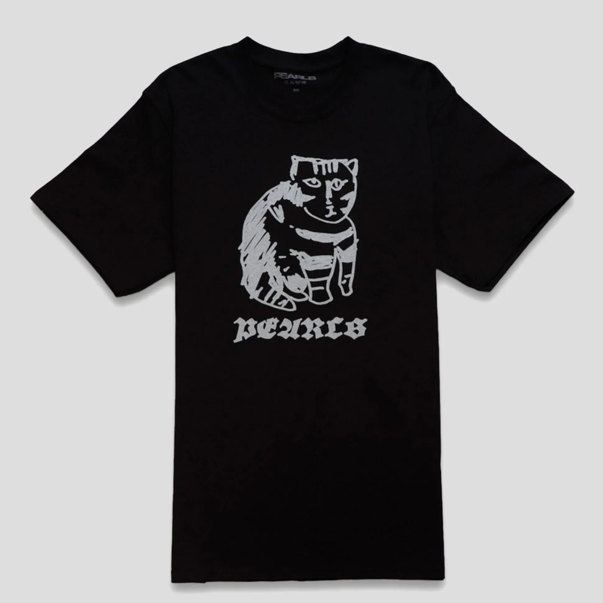 Pearls Tabby Tee - Black