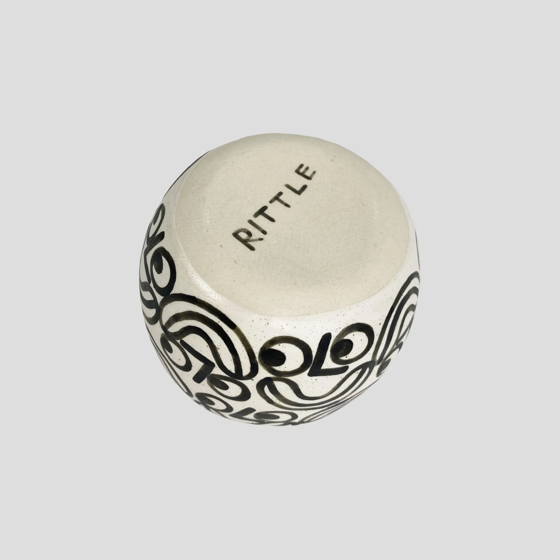 Rittle Large Vase - Black Speckle